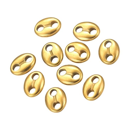 10pcs coffee bean oval - bean, beads