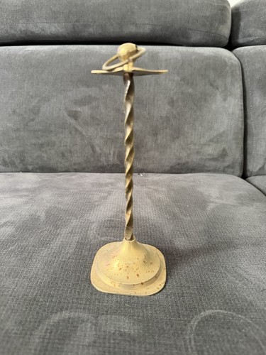 Vintage brass smoker - vintage, stand