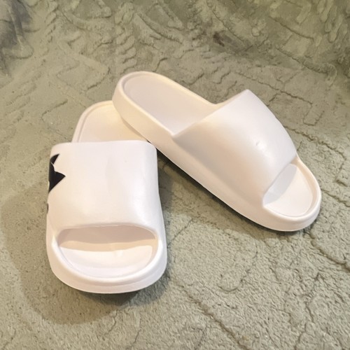 Unisex white black slider - unisex,