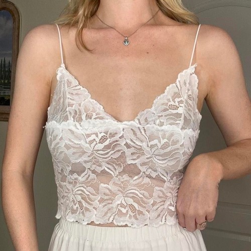 White floral lace scalloped - floral,