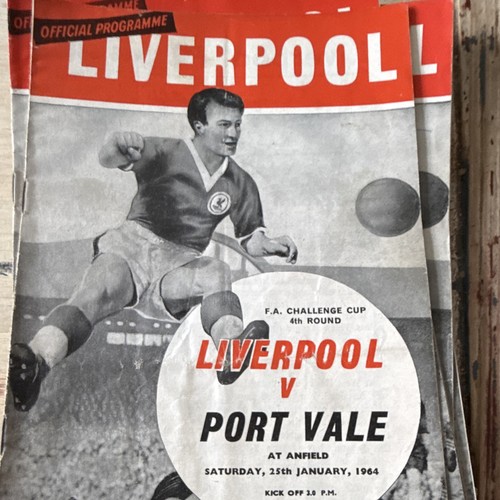 Liverpool port vale cup - port, fa