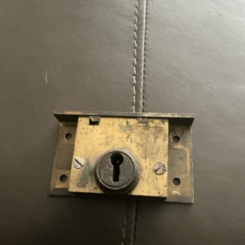 Antique brass safe lock - , spares