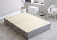 Chenille Divan Bed Base Only