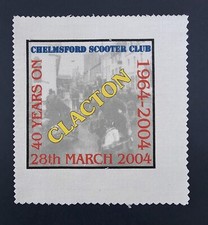 Clacton Ride Out Patch 2004 Not Paddy Smith Vespa Lambretta Mod Skinhead