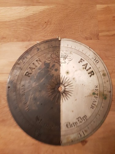 Antique banjo barometer - banjo,