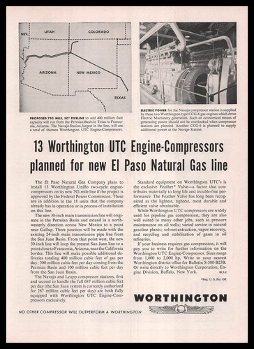 1954 worthington utc engine - worthington,