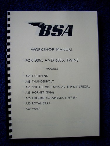 Bsa a50 a65 - &, all