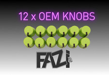 12  x GREEN OEM KNOBS DJ MXER