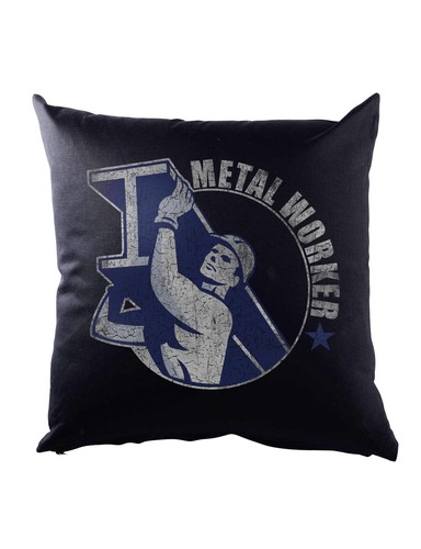 Metal worker cushion pillow - worker,