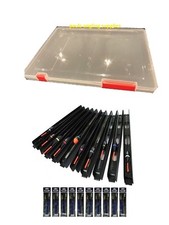 10 POLE RIGS IN STORAGE BOX