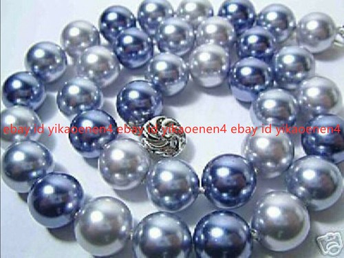 8mm blue silver gray - 8mm,