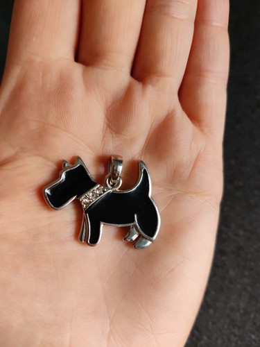 Scottish terrier dog - dog, pendant