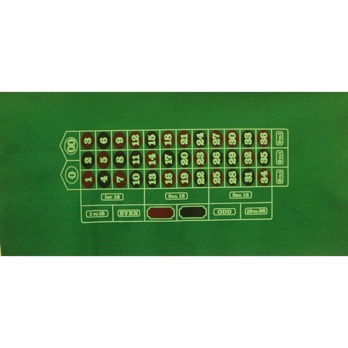 Roulette felt layout x - 36",