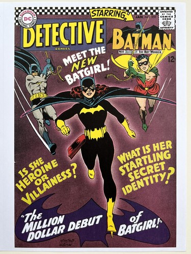 Batman batgirl retro dc - &,