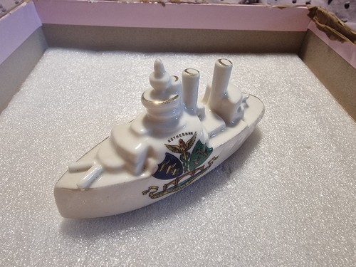 Ww1 crested ware ship - ware,