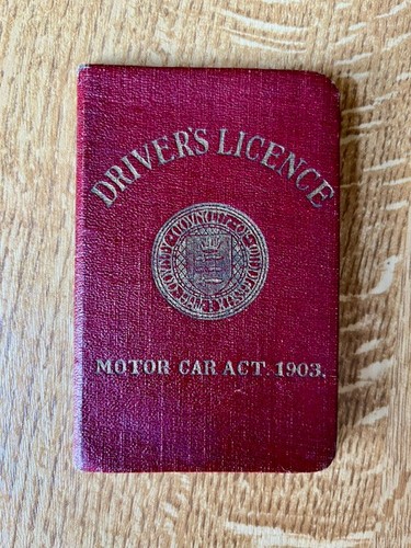 Rare 1920 driver s - rare, uk