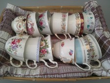 job lot Vintage bone china tea