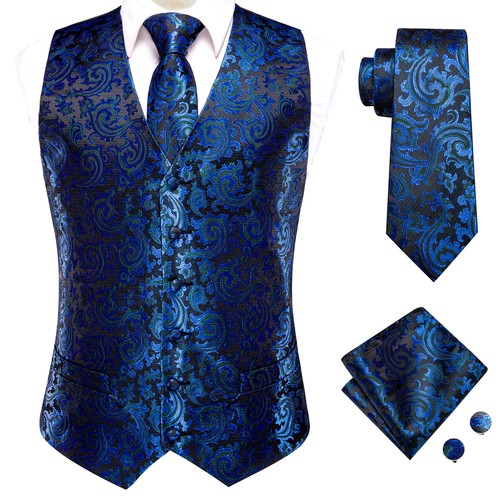 Mens waistcoat paisley floral - mens,