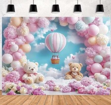 Teddy Bear Backdrop Baby