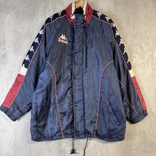 Kappa Jacket Mens XL Blue Full