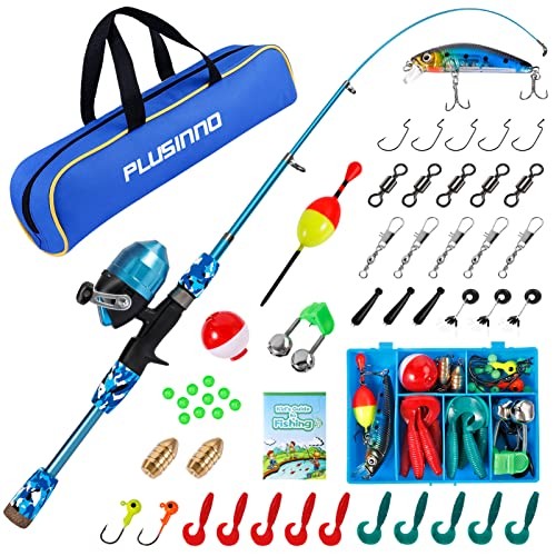 Kids fishing pole with - ,