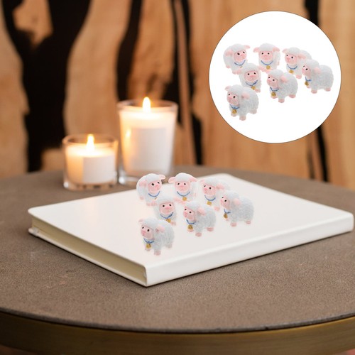 12pcs miniature sheep figurine - miniature,