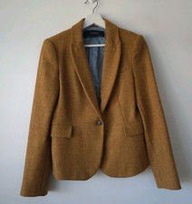 Zara 100% Wool Camel Blazer