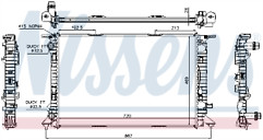 Genuine nissesns radiator for - nissesns,