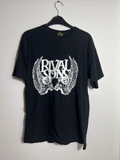 Rival Sons - Black Shirt - Size Medium Vintage Stars And Stripes Label