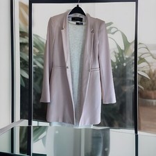 Zara Beige/Pink Blazer/coat With Jane  Norman beige/Gold Body on Dress Uk S