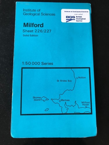 Milford solid geology map - milford,