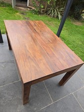 Solid Wooden Dining Table Rectangular