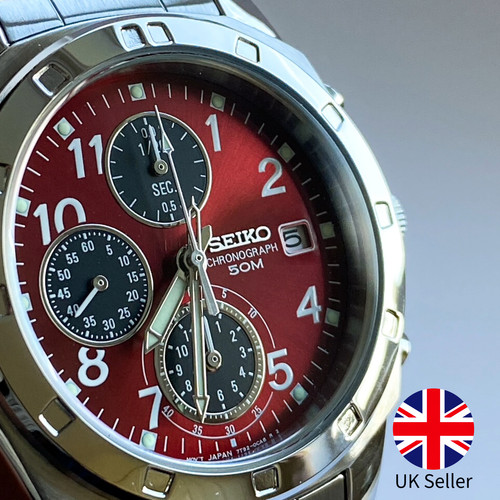 Seiko chronograph snd495pc - chronograph,