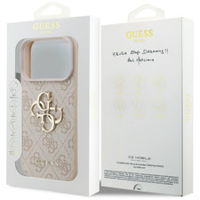 Guess 4G Big Logo Case for iPhone 17 Pro Max 6.9" Pink - GUHCP17X4GMGBPI