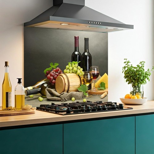 Printed glass kitchen - printed,