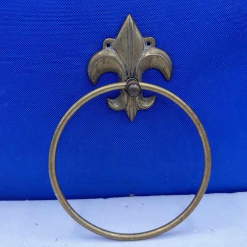 Vintage brass bathroom towel - vintage,