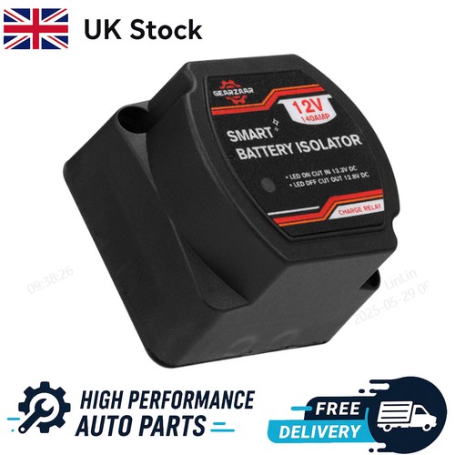 Split charge relay vsr - relay, voltage