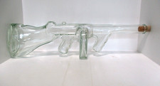 Vintage Glass Spirits Bottle in the Shape of Thompson Machine Gun 46cm Tommy Gun