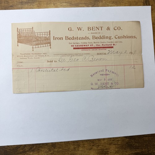 1899 bent co boston - 1899, co.