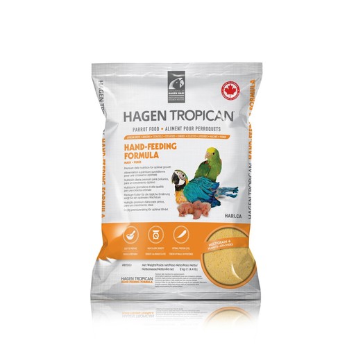 Hagen tropican hand feeding - hand,