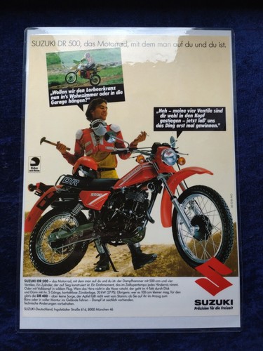 Suzuki 500s advertising - suzuki,