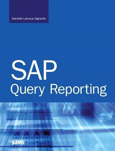 Sap query reporting - query,