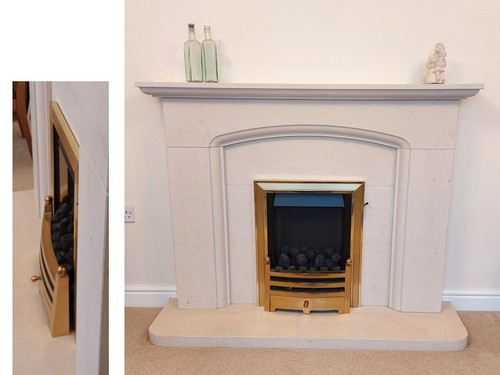 Coal and flame - effect, gas