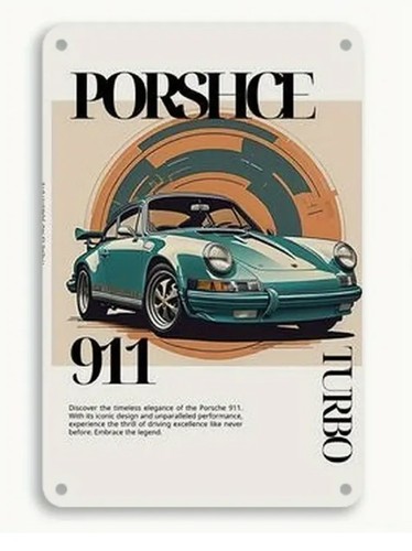 Porsche 911 turbo - turbo, metal