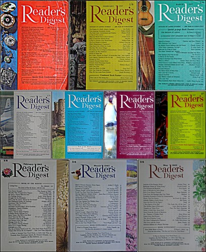 Readers digest magazines - 10,