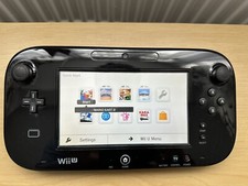 GENUINE OFFICIAL BLACK NINTENDO WII U GAMEPAD!