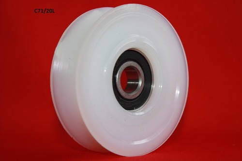 71mm round groove nylon - round,