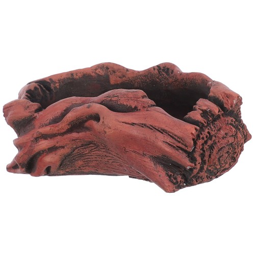 Concrete driftwood planter - concrete,