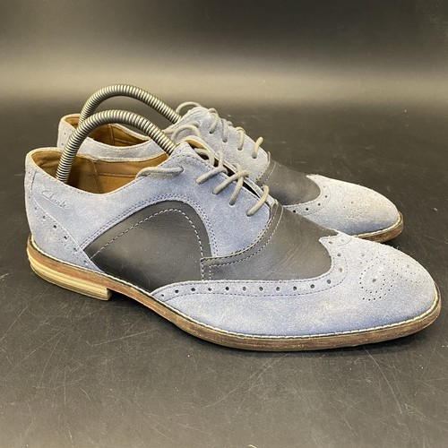 Clarks navy blue two - , tone