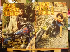 2 X VINTAGE MOTORCYCLE BIKE  MAGS BSH BACK STREET HEROES # 56 1988  & # 57 1989